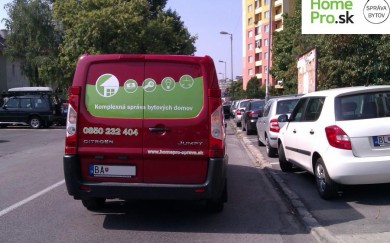 Služobné vozidlá HomePro Správcovská, s.r.o. dostali nový branding!