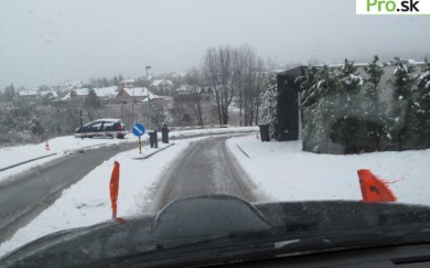 Zimná údržba v Záhorskej Bystrici