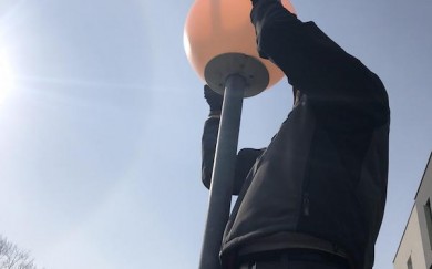 Oprava skratu v rozvádzači a výmena krytu lampy